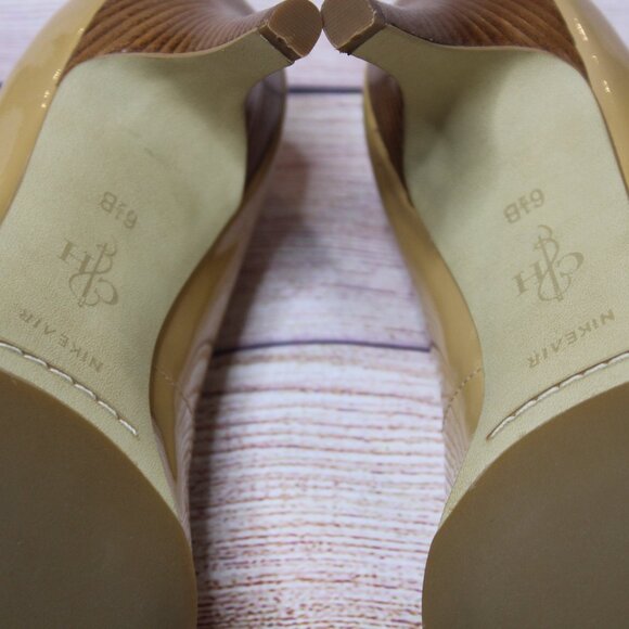 Cole Haan Nike Air Nude Peep Toe Heels - Picture 6 of 14
